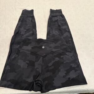 Lululemon align joggers size 4 black camouflage